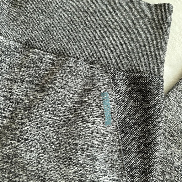 Gymshark High Waisted Flex Leggings Grey/Blue - Picture 4 of 8